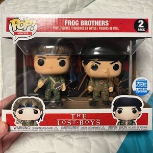 Autographed Funko The Lost Boys Frog Brothers Vinyl Figures
